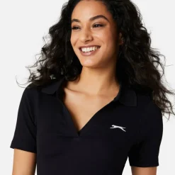 Cropped Polo Top