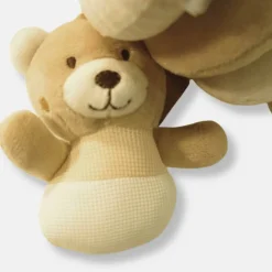 Cute & Co Baby Bear Activity Spiral with Rattle Rings and Mirror