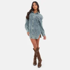 Denim Mini Dress