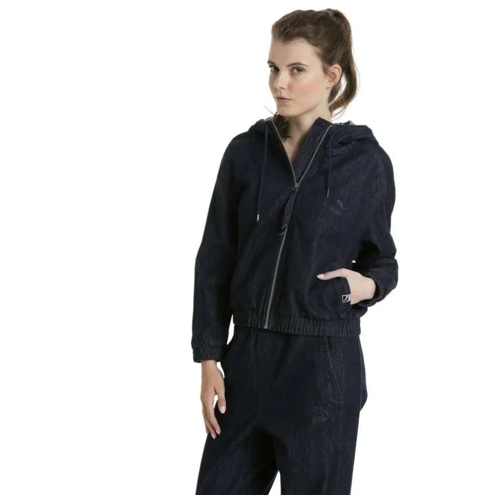(8) Denim T7 Track Jacket Womens
