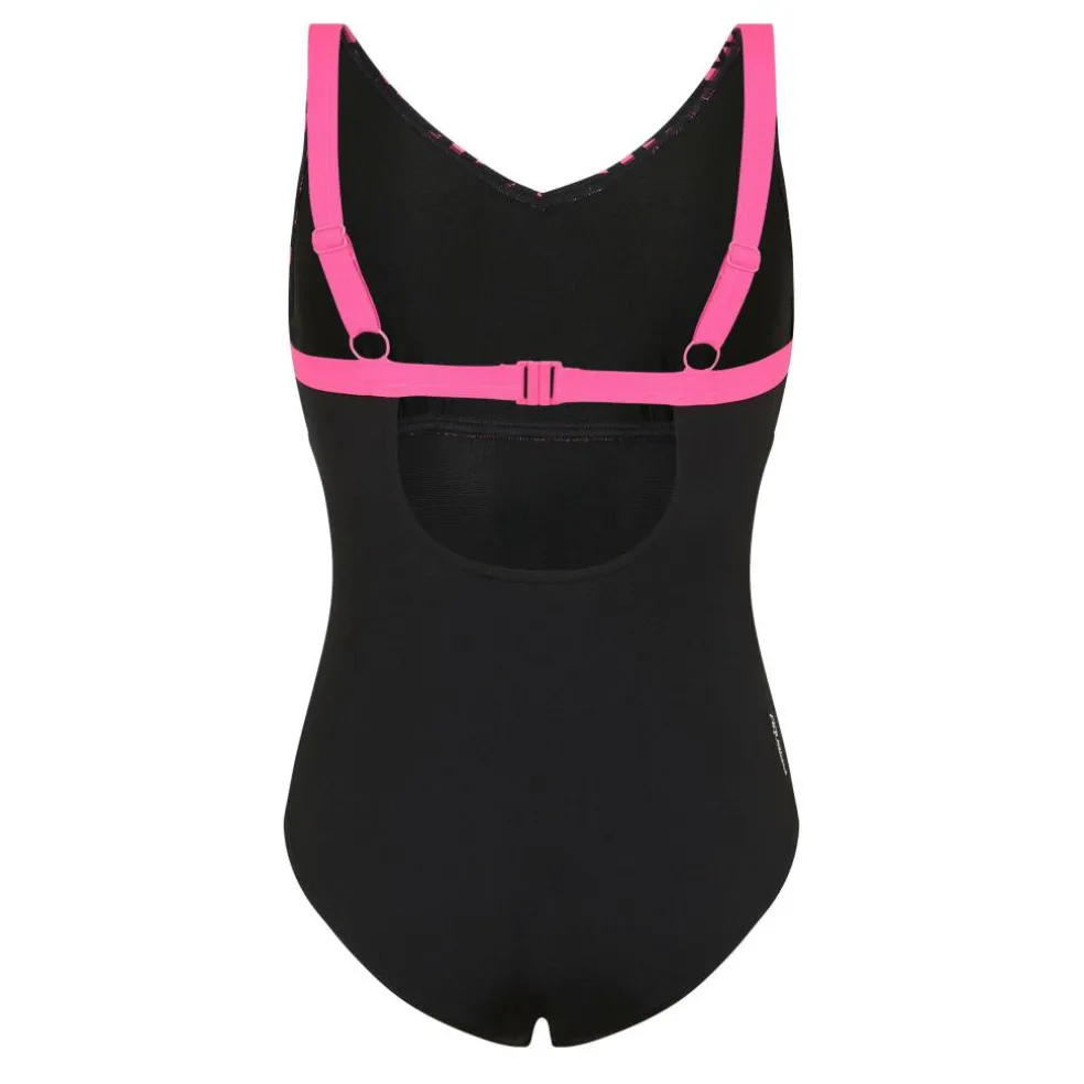 Diamond V Neck Clipback Womens