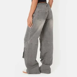 Double Waistband Cargo Jean