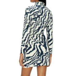 Eara Jersey Printed Mini Dress