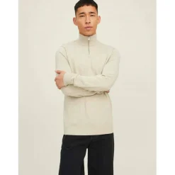 Emil Half Zip Knitted Top Mens