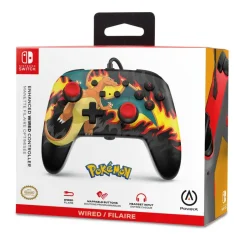 Enhanced Wired Controller for Nintendo Switch - Charizard Firestorm