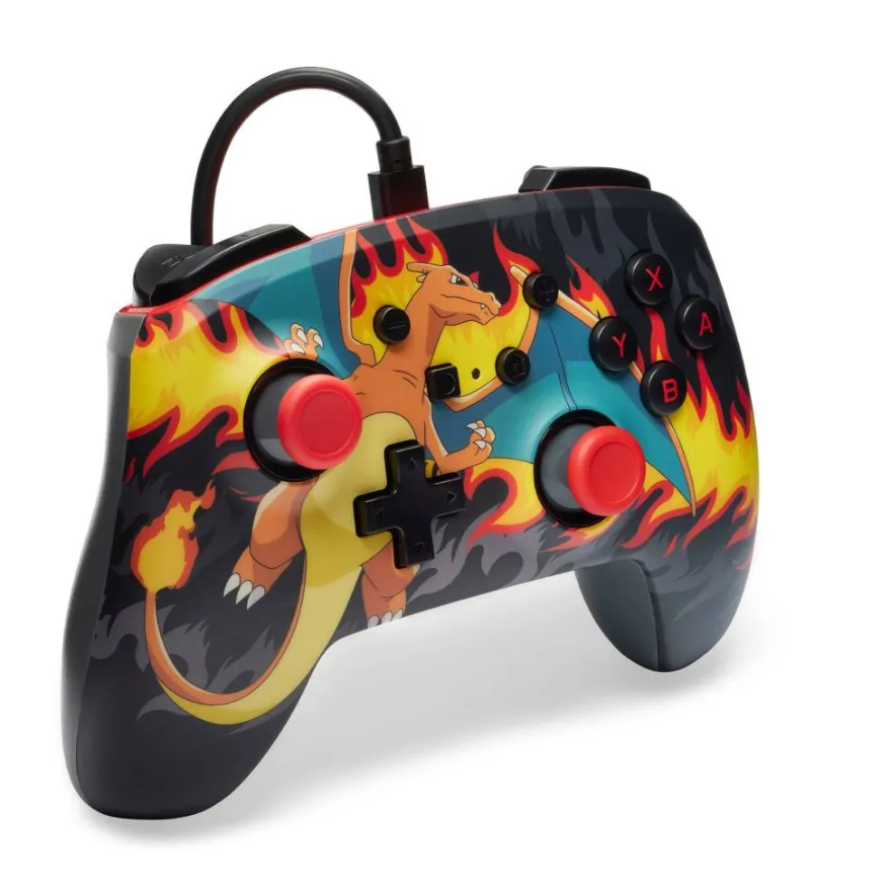 Enhanced Wired Controller for Nintendo Switch - Charizard Firestorm