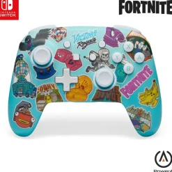 Enhanced Wireless Controller for Nintendo Switch - Fortnite Sticker Mania