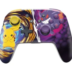 Enhanced Wireless Nintendo Switch Pikachu vs. Gengar Controller