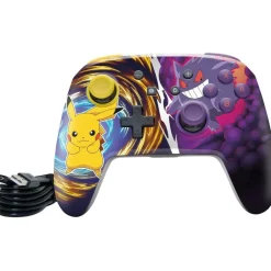 Enhanced Wireless Nintendo Switch Pikachu vs. Gengar Controller