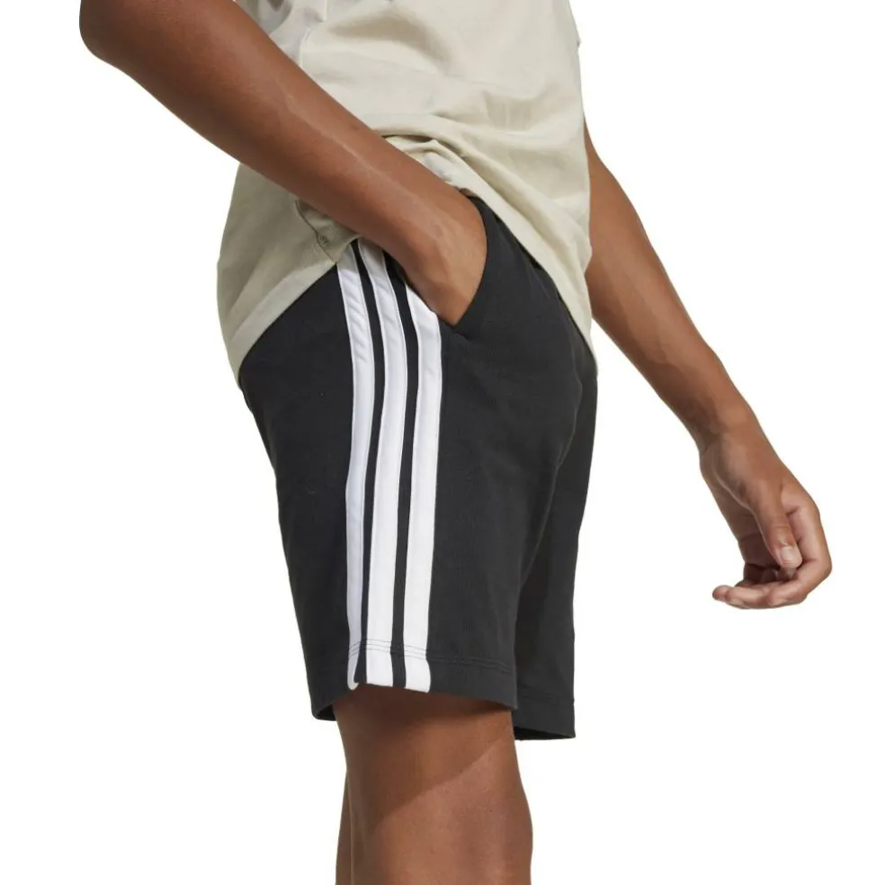 Essentials 3 Stripe Jersey Short Juniors