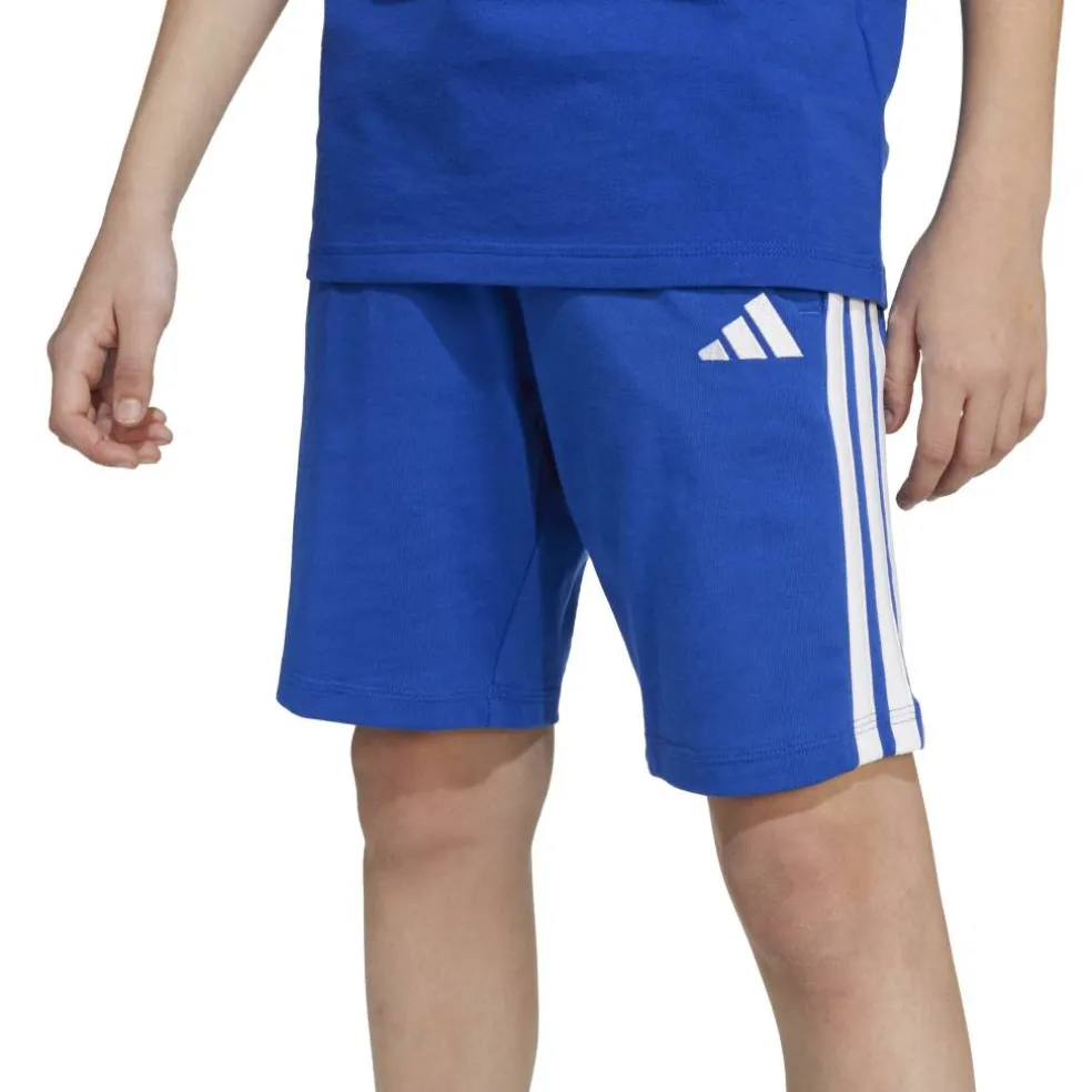 Essentials 3 Stripe Jersey Short Juniors