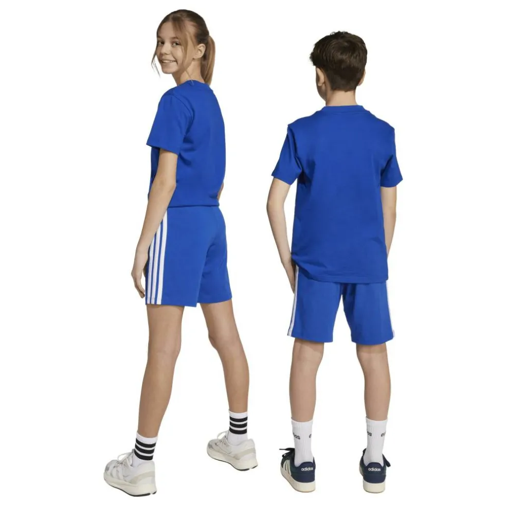 Essentials 3 Stripe Jersey Short Juniors