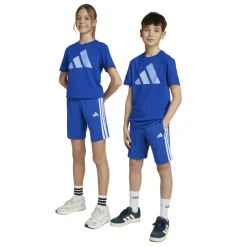Essentials 3 Stripe Jersey Short Juniors