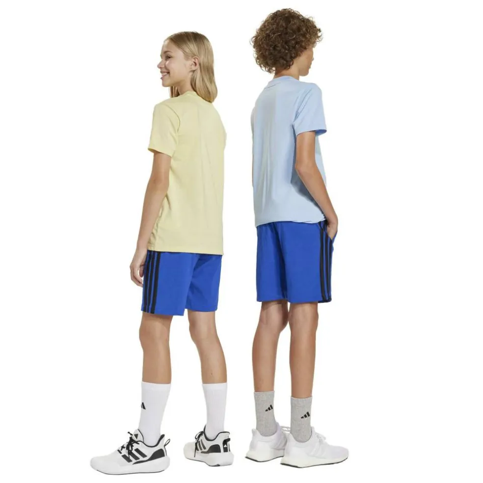 Essentials 3 Stripe Jersey Short Juniors