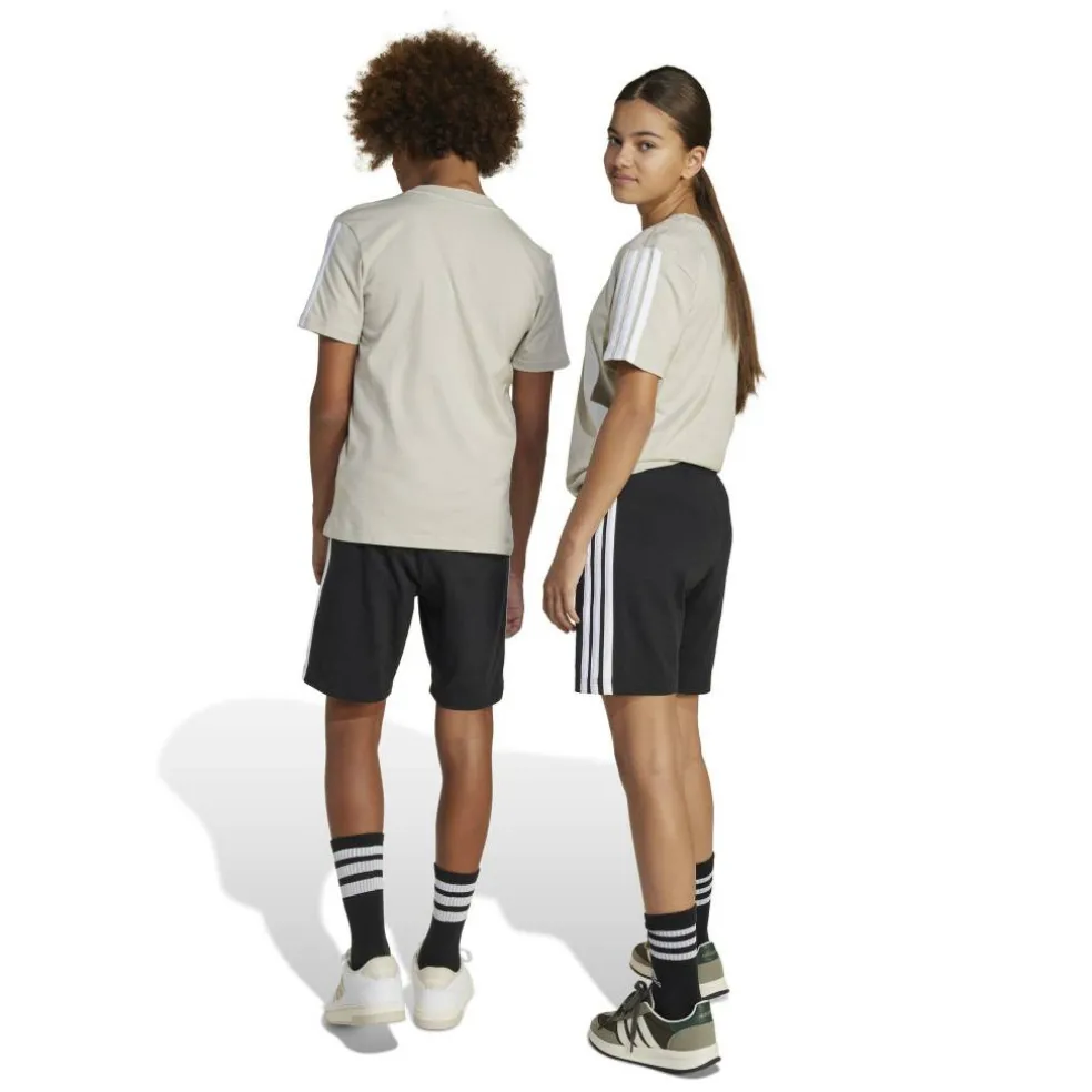 Essentials 3 Stripe Jersey Short Juniors
