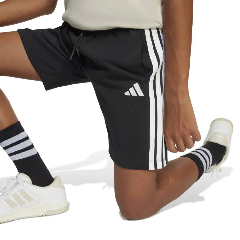 Essentials 3 Stripe Jersey Short Juniors