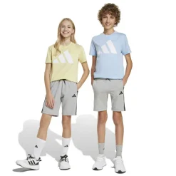 Essentials 3 Stripe Jersey Short Juniors