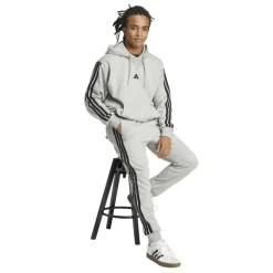 Essentials Fleece Tapered Cuff 3-Stripes Joggers