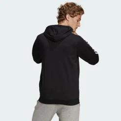 Essentials French Terry 3-Stripes Full-Zip Hoodie