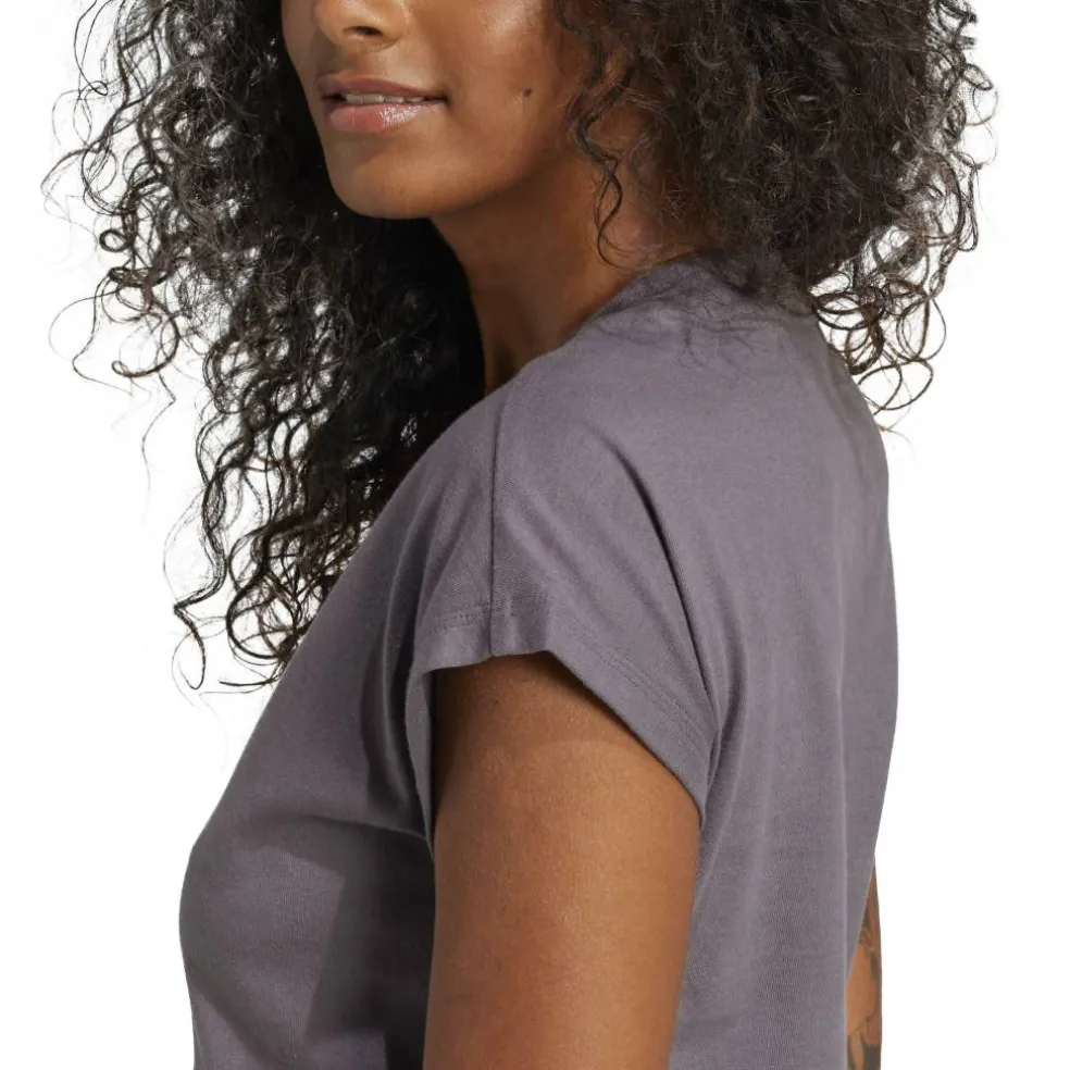 Essentials Linear Cotton T-Shirt Womens