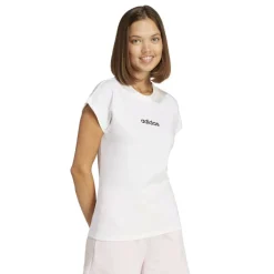 Essentials Linear Cotton T-Shirt Womens