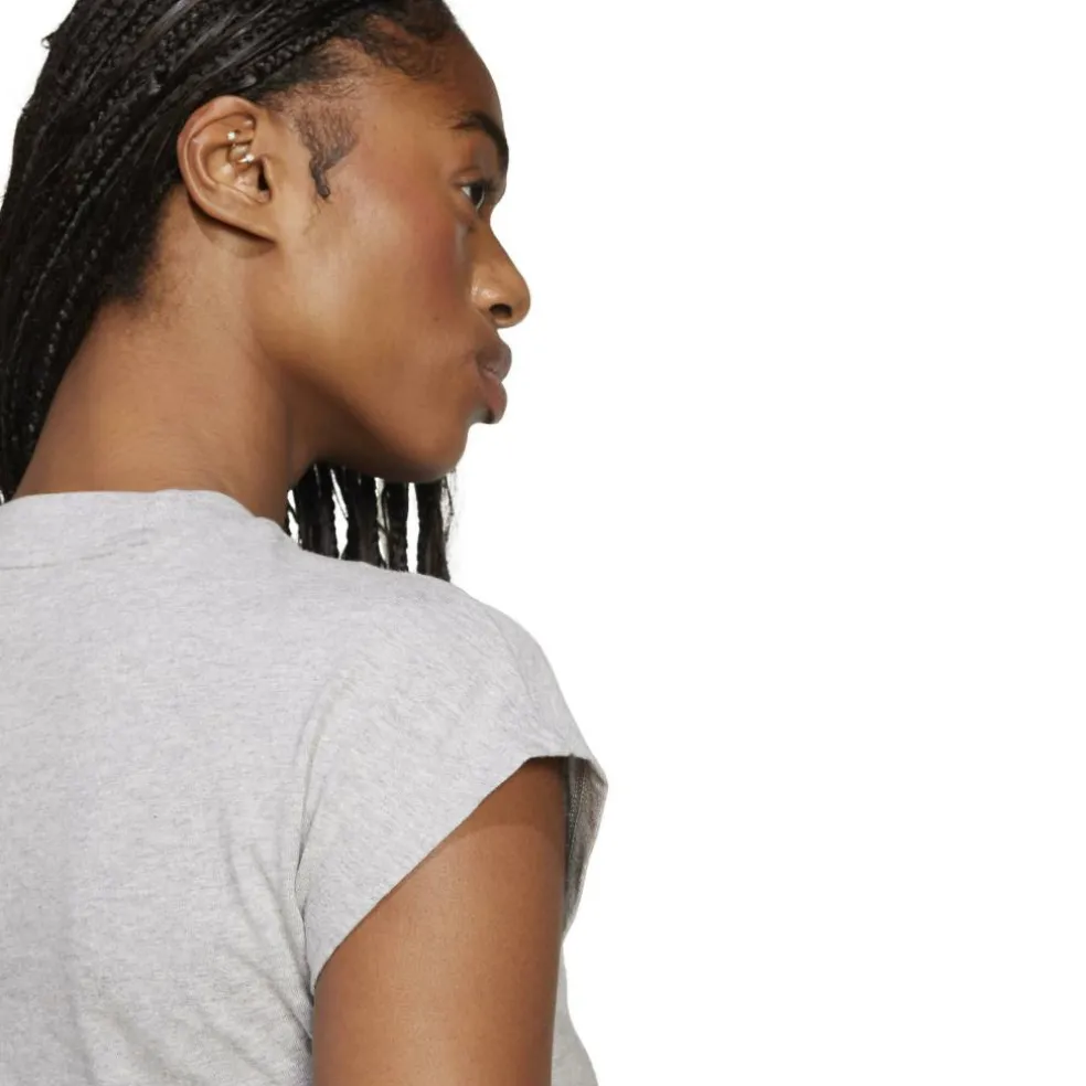 Essentials Linear Cotton T-Shirt Womens