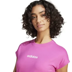 Essentials Linear Cotton T-Shirt Womens