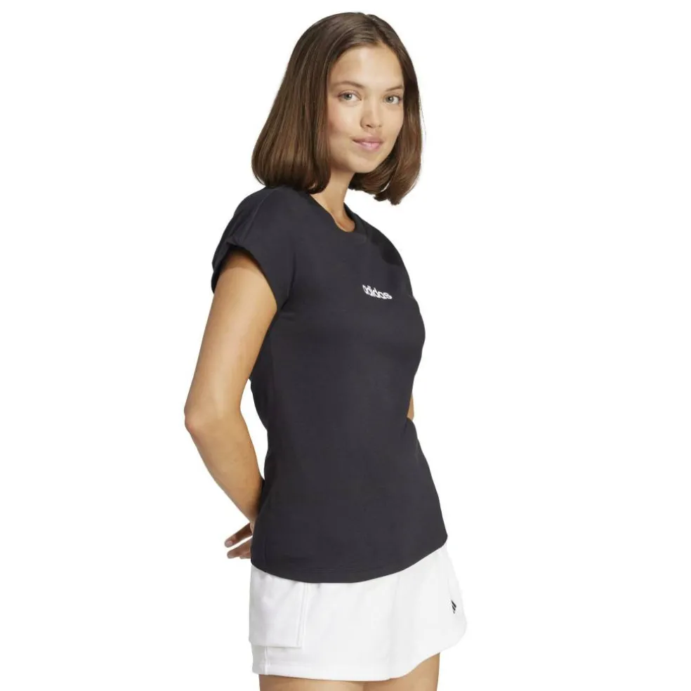 Essentials Linear Cotton T-Shirt Womens