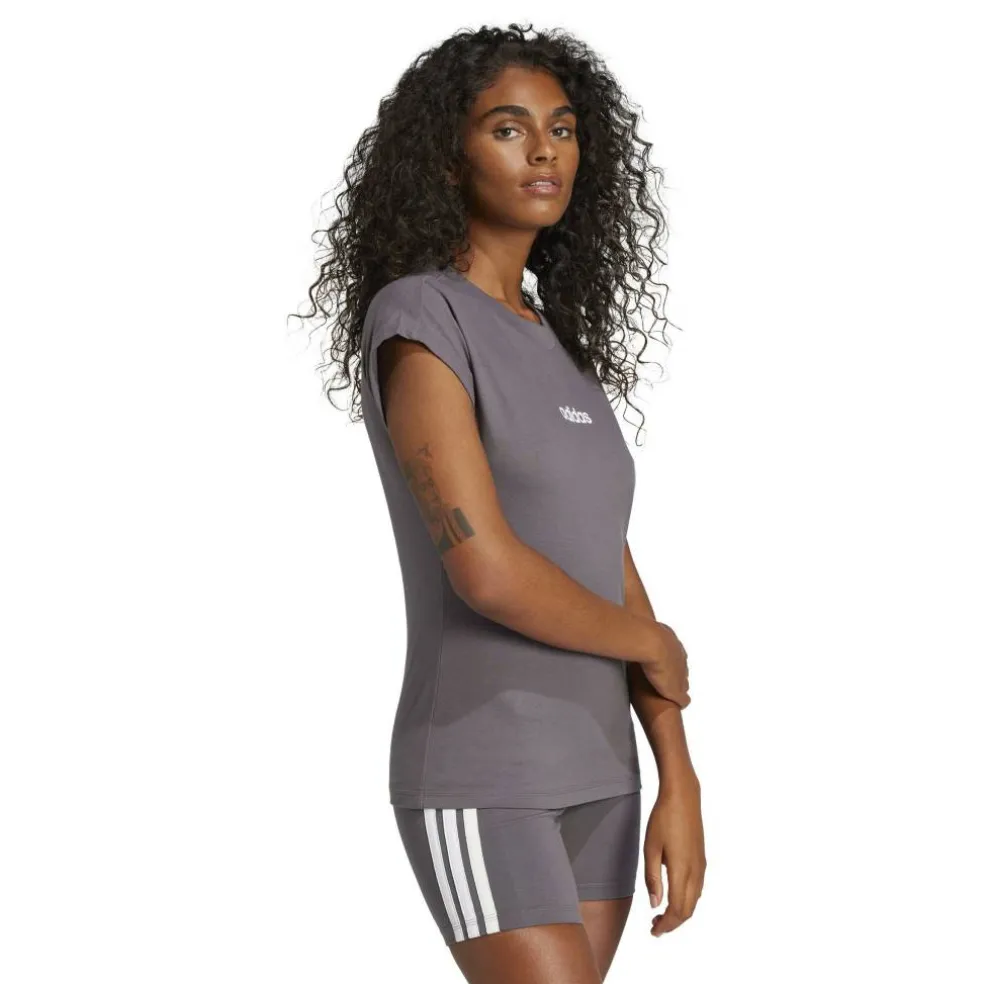 Essentials Linear Cotton T-Shirt Womens