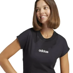 Essentials Linear Cotton T-Shirt Womens