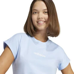Essentials Linear Cotton T-Shirt Womens