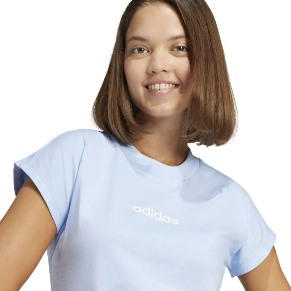 Essentials Linear Cotton T-Shirt Womens