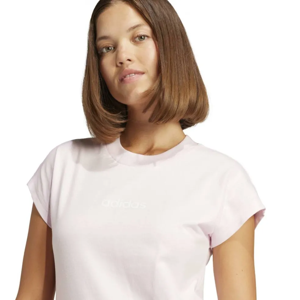 Essentials Linear Cotton T-Shirt Womens