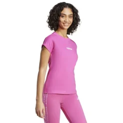 Essentials Linear Cotton T-Shirt Womens