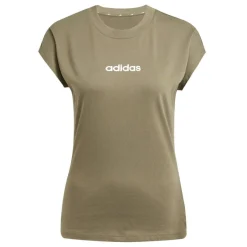 Essentials Linear Cotton T-Shirt Womens