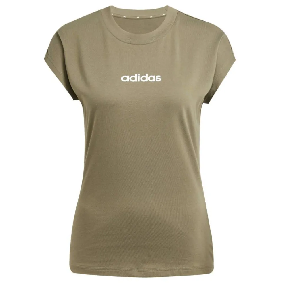 Essentials Linear Cotton T-Shirt Womens