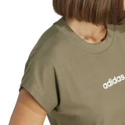 Essentials Linear Cotton T-Shirt Womens