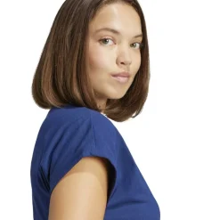 Essentials Linear Cotton T-Shirt Womens