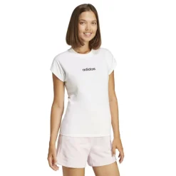 Essentials Linear Cotton T-Shirt Womens