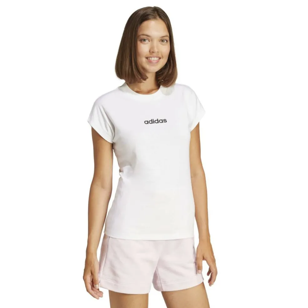 Essentials Linear Cotton T-Shirt Womens