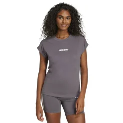 Essentials Linear Cotton T-Shirt Womens
