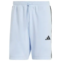 Essentials 3 Stripe Fleece Shorts Mens