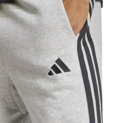 Essentials 3 Stripe Fleece Shorts Mens