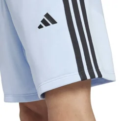 Essentials 3 Stripe Fleece Shorts Mens