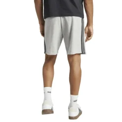 Essentials 3 Stripe Fleece Shorts Mens