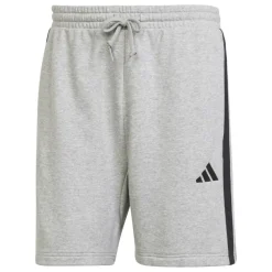 Essentials 3 Stripe Fleece Shorts Mens