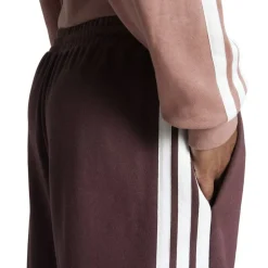 Essentials 3 Stripe Fleece Shorts Mens