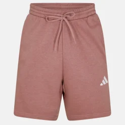 Essentials 3 Stripe Fleece Shorts Mens