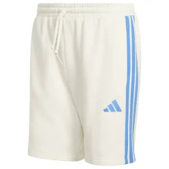 Essentials 3 Stripe Fleece Shorts Mens