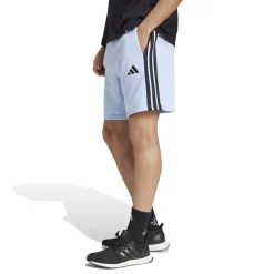 Essentials 3 Stripe Fleece Shorts Mens